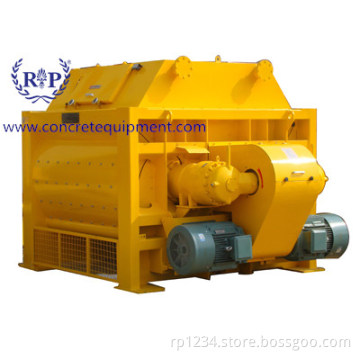JS Twin-shaft concrete mixer